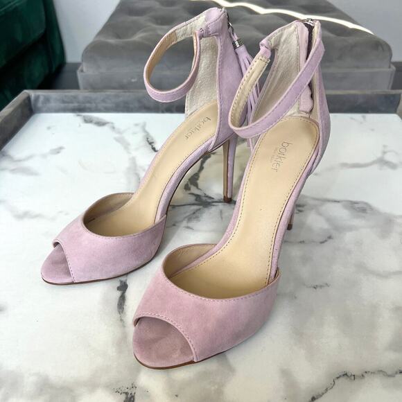Botkier Anna Pastel Pink Ankle Strap High Heel Sandals Size 7 - Picture 4 of 9